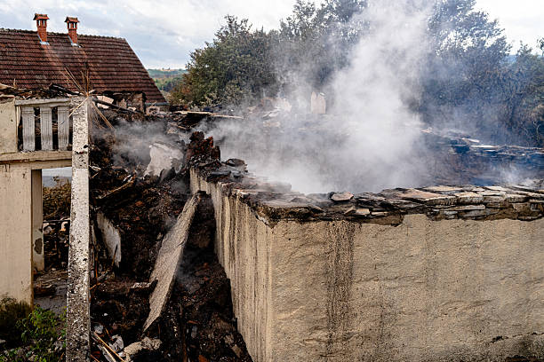 Professional Fire Damage Removal technician working in Clinton, PA
